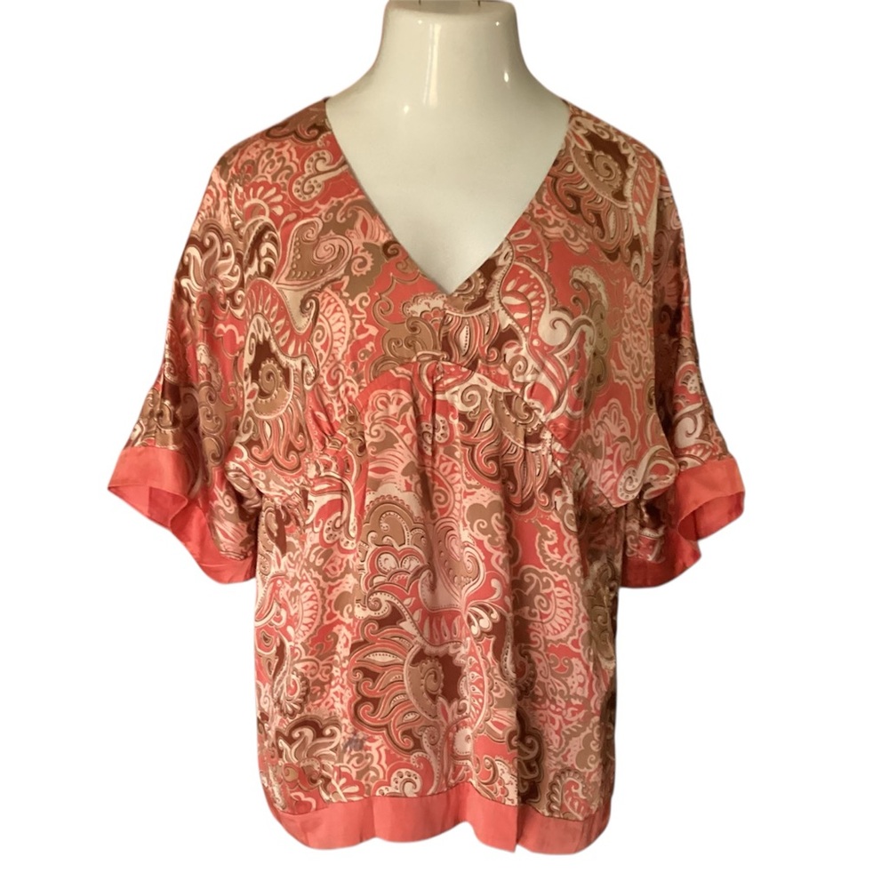 INC boho paisley top. 10